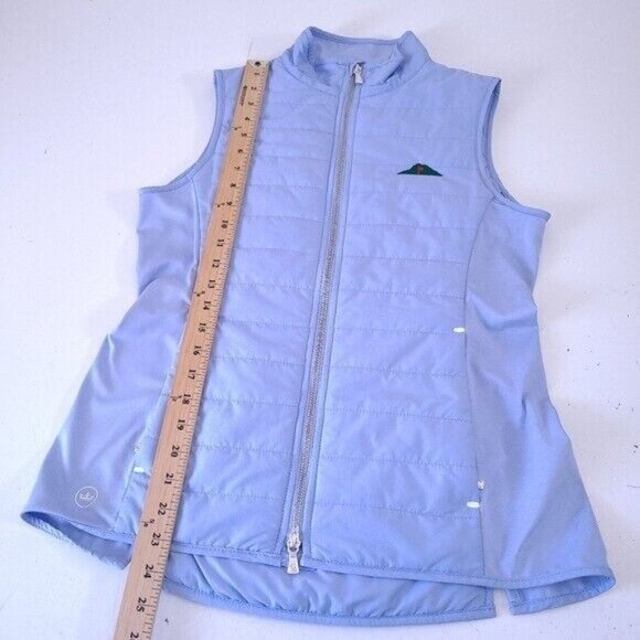 Peter Millar Lizzie Blue Golf Vest Size S Wade Hampton - Picture 6 of 10